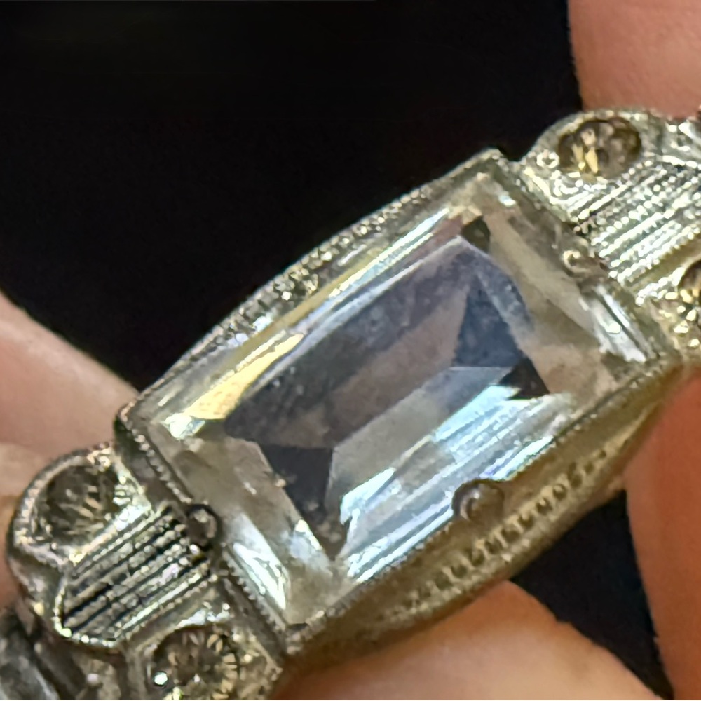 Gorgeous Vintage Nov-E -Line Crystal Art Deco Bracelet